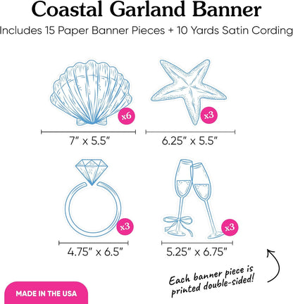 Beach Bridal Shower & Bachelorette Party Decorations