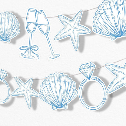 Beach Bridal Shower & Bachelorette Party Decorations